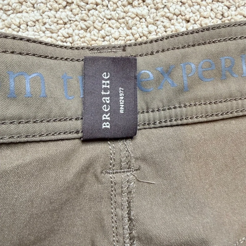 Prana Zion Mens Shorts 38W x 9L Brown‎ Stretch Hiking Outdoor 5-Pocket Mud